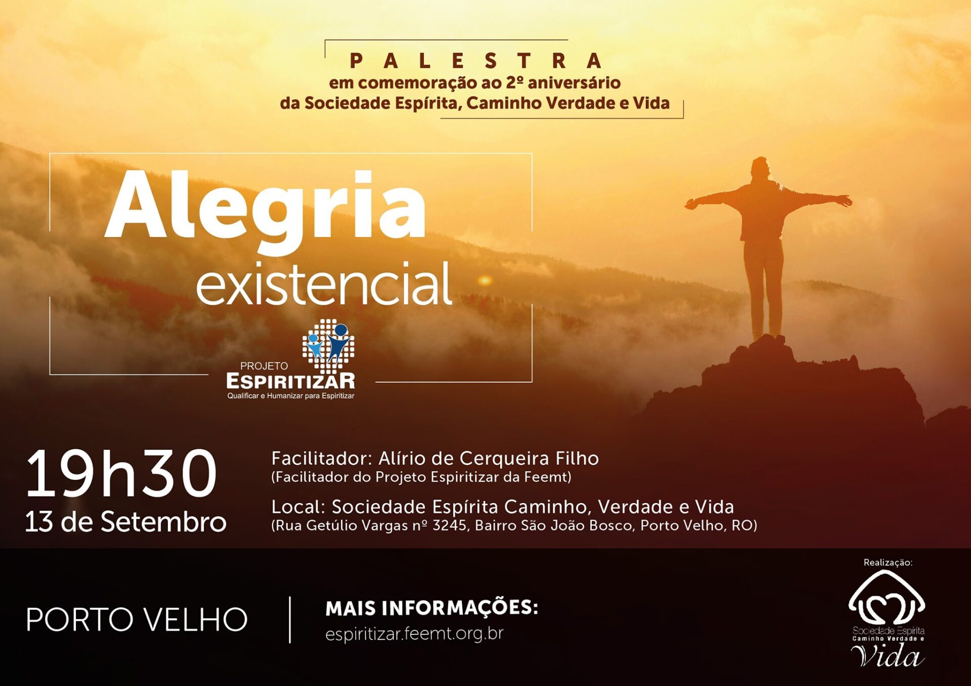 2º aniversário da SECVV - Palestra: Alegria Existencial.