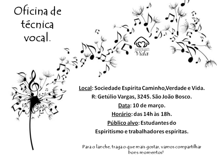 Oficina de Técnica Vocal.